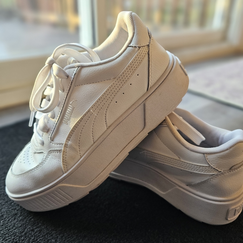Puma Carina Platform Sneakers White